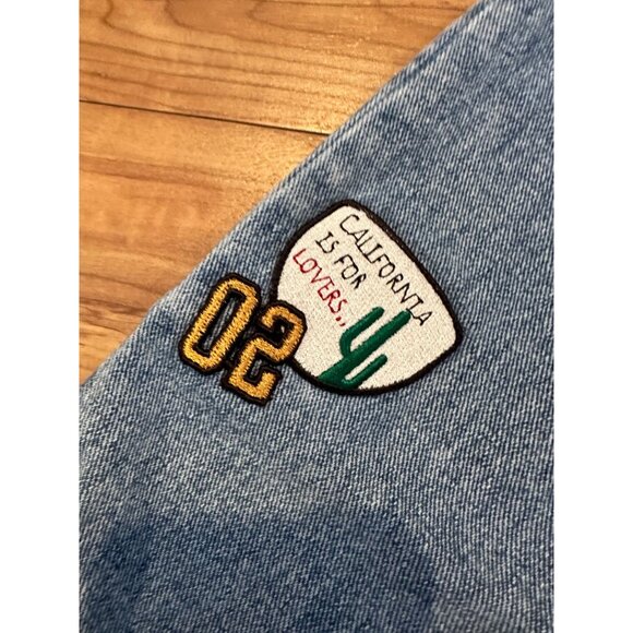 PacSun Embellished Mom Jeans –‎ Size 27 – Distressed & Patch Detail - Picture 11 of 11